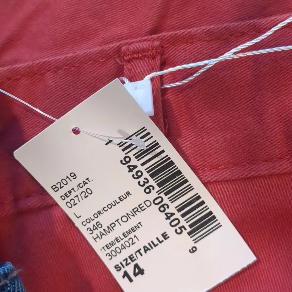 The Children's Place 2 Pack Red and Blue Girls Jeans size 14